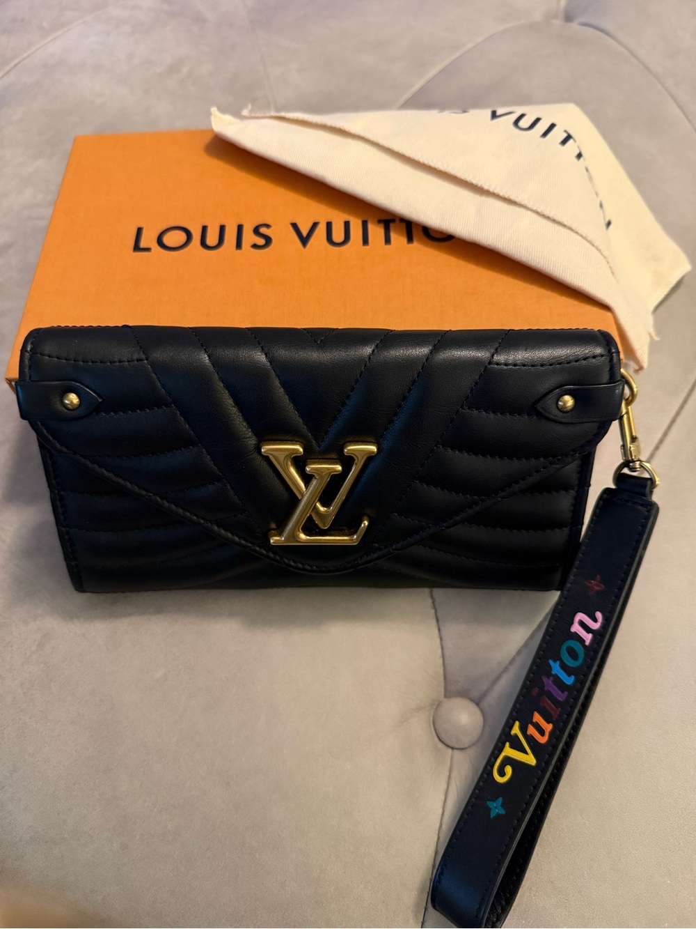 Louis Vuitton New Wave Long Wallet Wristlet